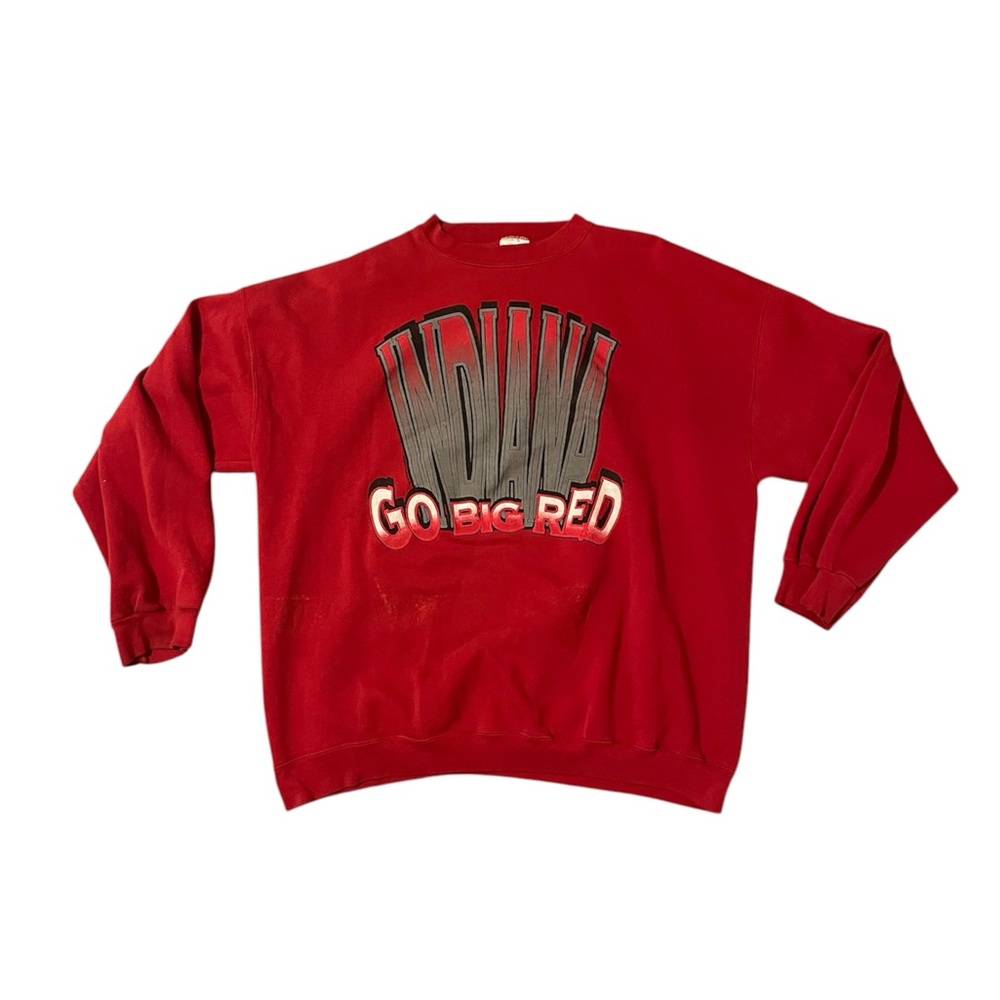 Red Indiana Go Big Red Sweater